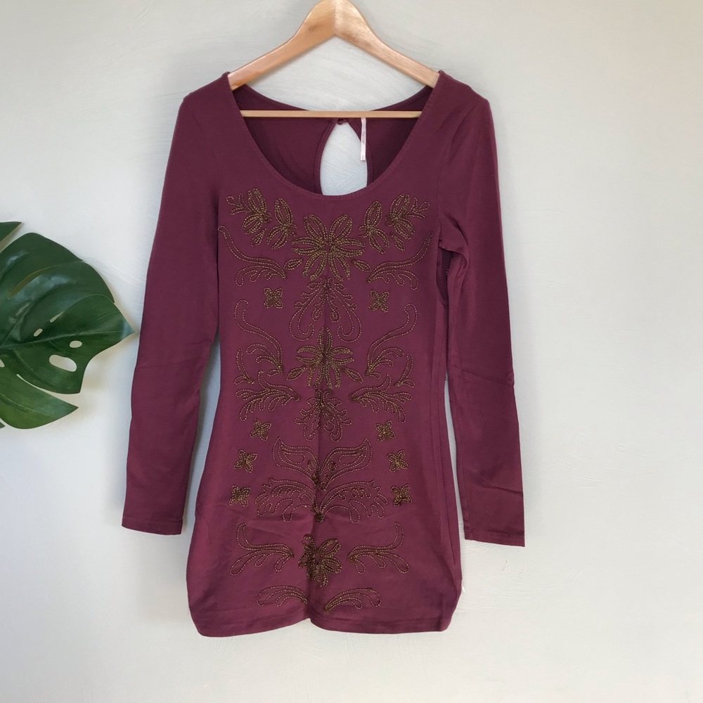 Free People Embroidered Mini Dress - Picture 7 of 8